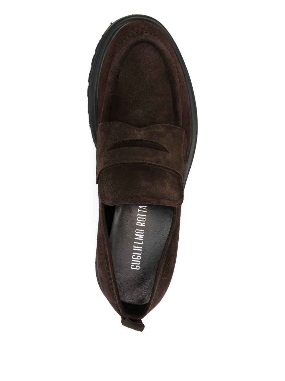 GUGLIELMO ROTTA Mocassini in pelle scamosciata 