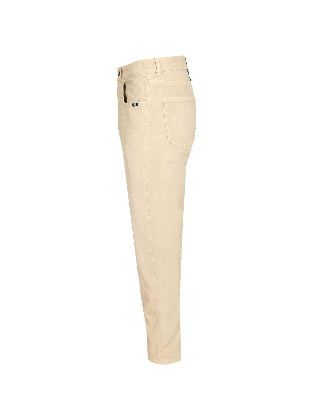 AMISH Jeans lunghi Jeremiah color crema 