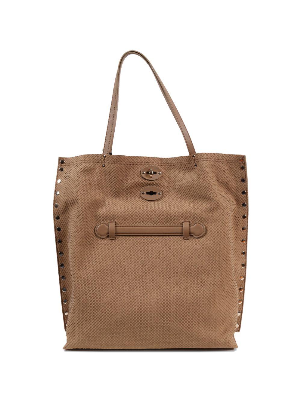 ZANELLATO Borsa A'Spasso Medium Amoretto in pelle beige 