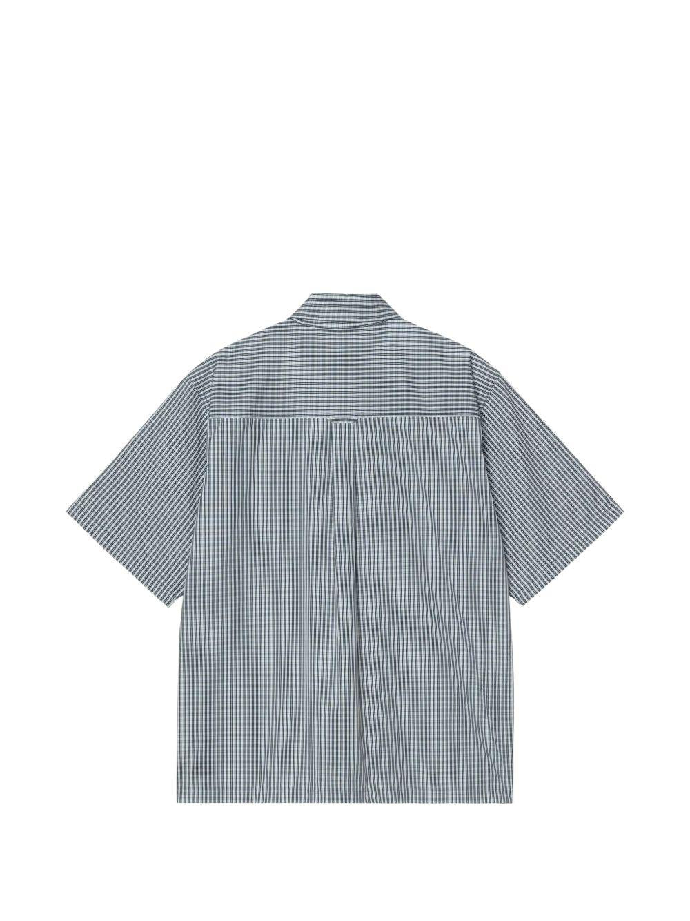 CARHARTT WIP Camicia a maniche corte in cotone a quadretti 
