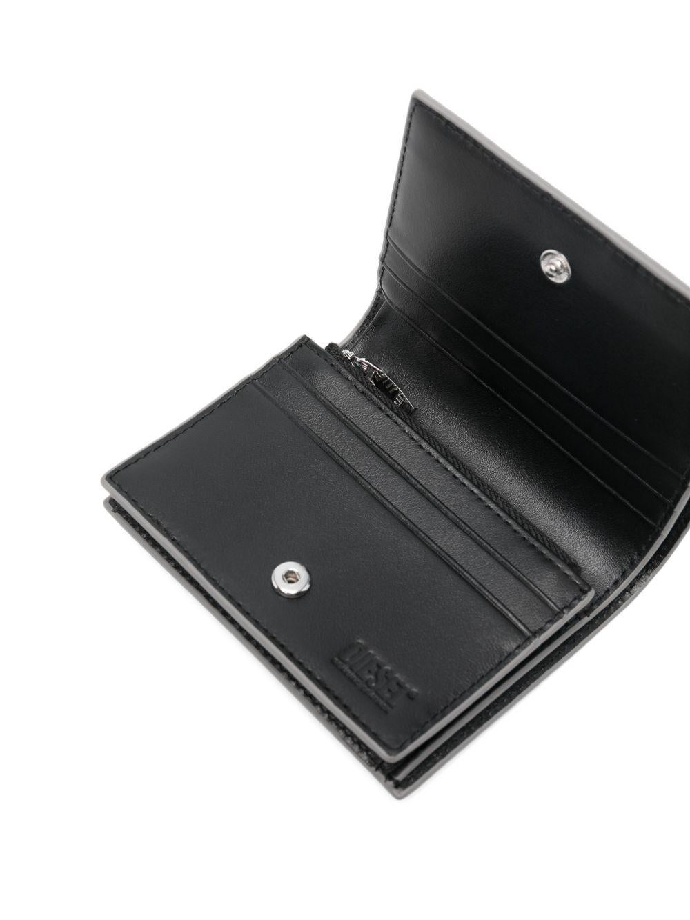DIESEL Portafoglio in pelle argento 