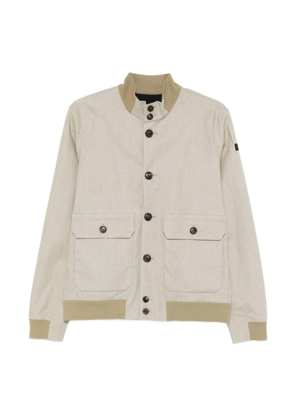 RRD ROBERTO RICCI DESIGNS Giacca in lino beige con tasche 