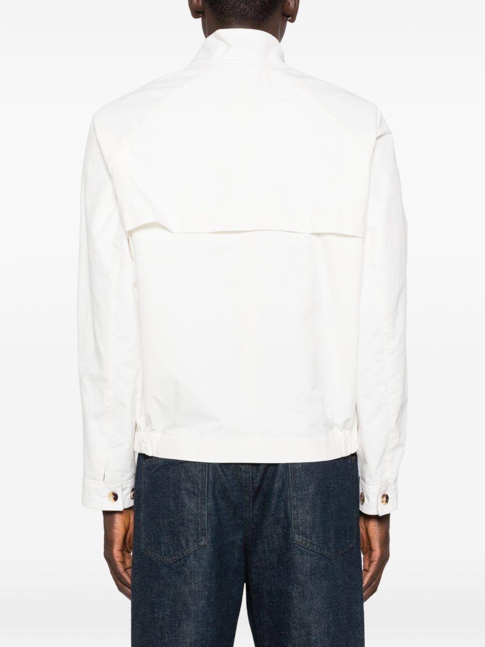 BRUNELLO CUCINELLI Giacca bianca con zip 