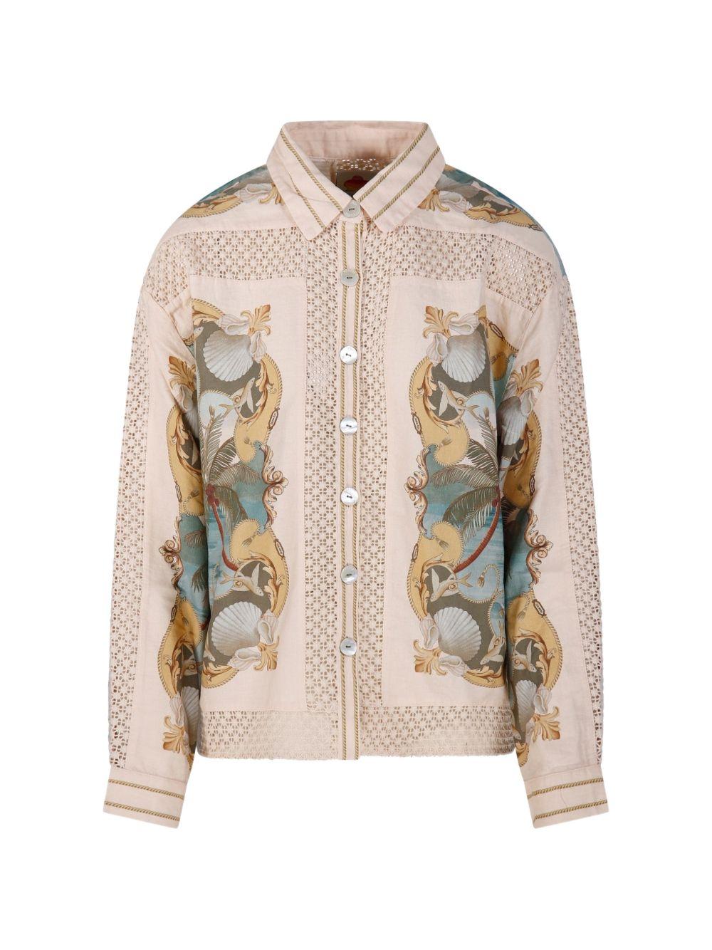 FARM RIO Camicia multicolore con stampa floreale 