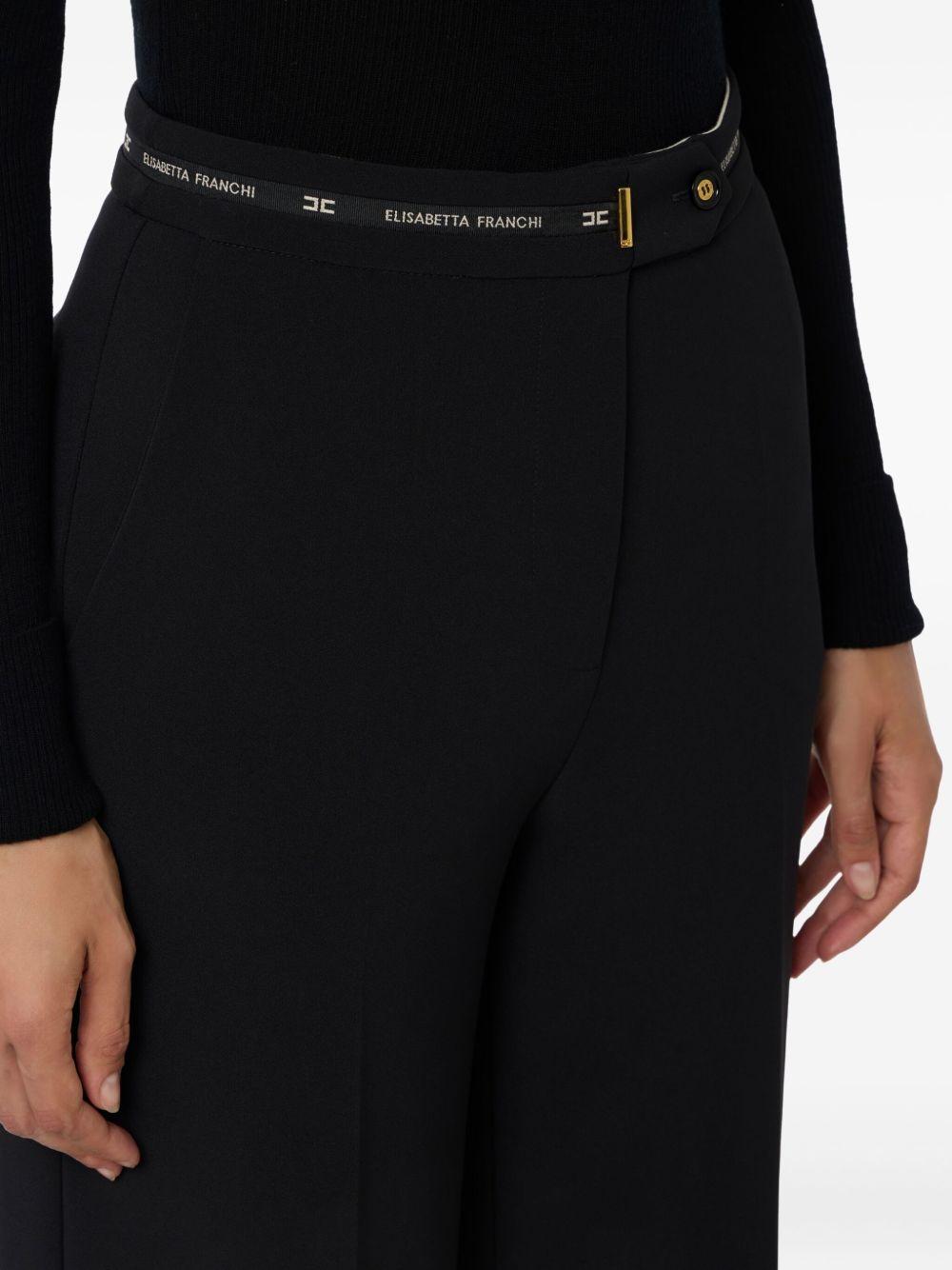 ELISABETTA FRANCHI Pantaloni eleganti neri 