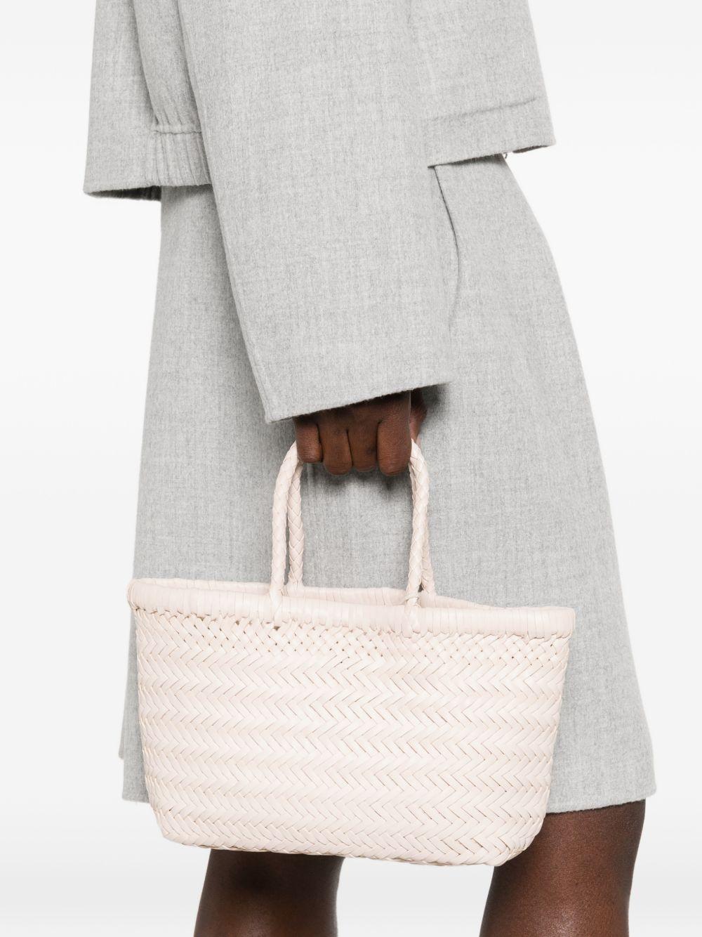 DRAGON DIFFUSION Borsa 'Mini Flat' avorio 