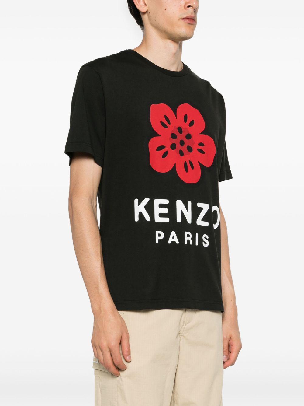 KENZO T-shirt girocollo con stampa 