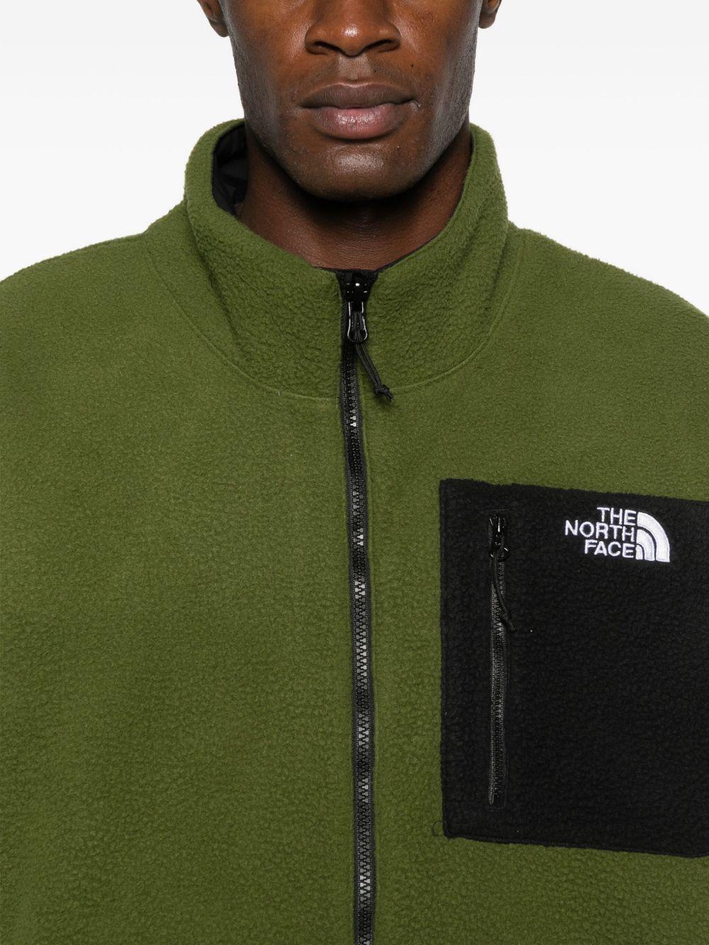 THE NORTH FACE Giacca verde in pile 