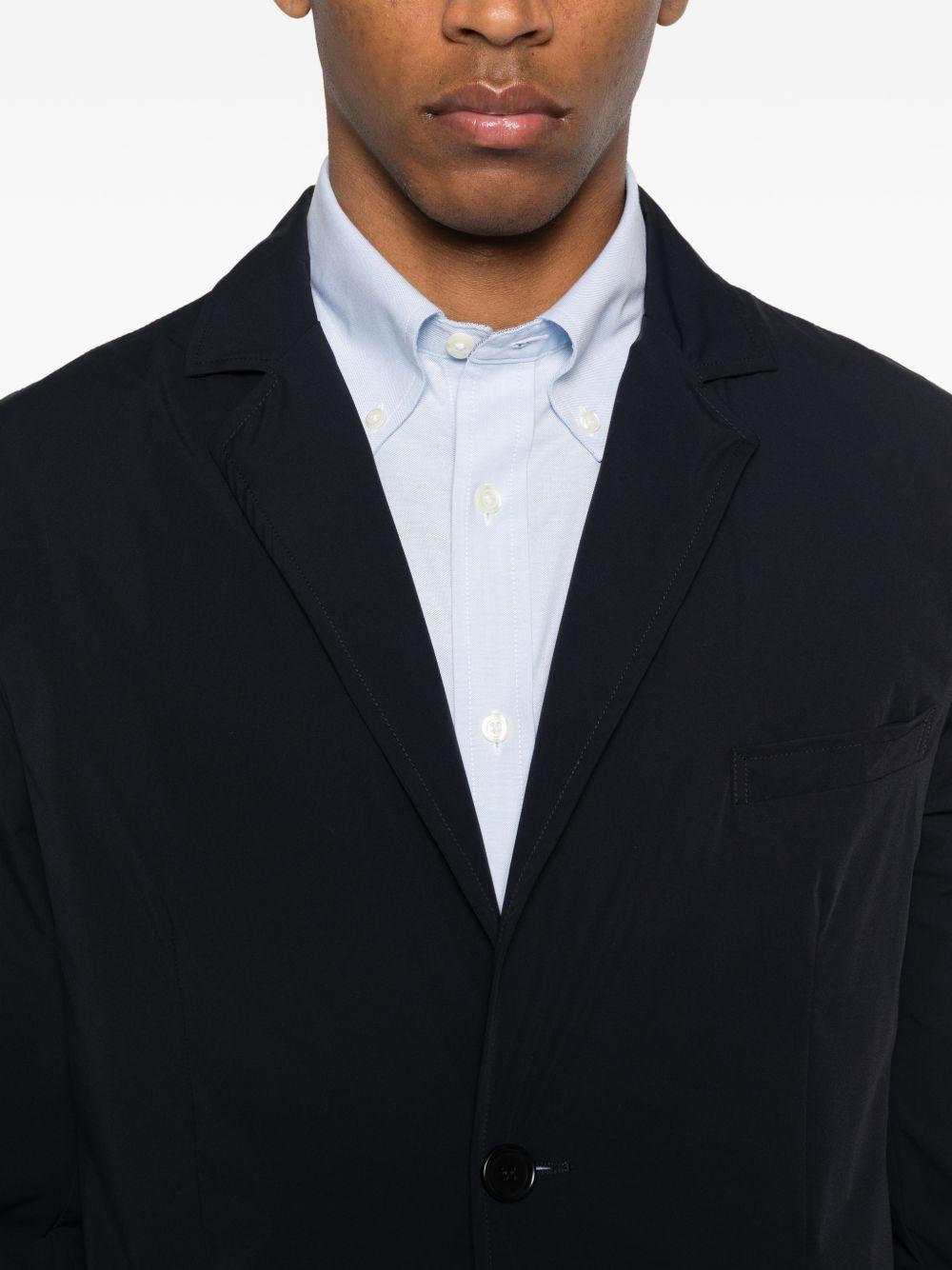 ASPESI Blazer in cotone blu navy 