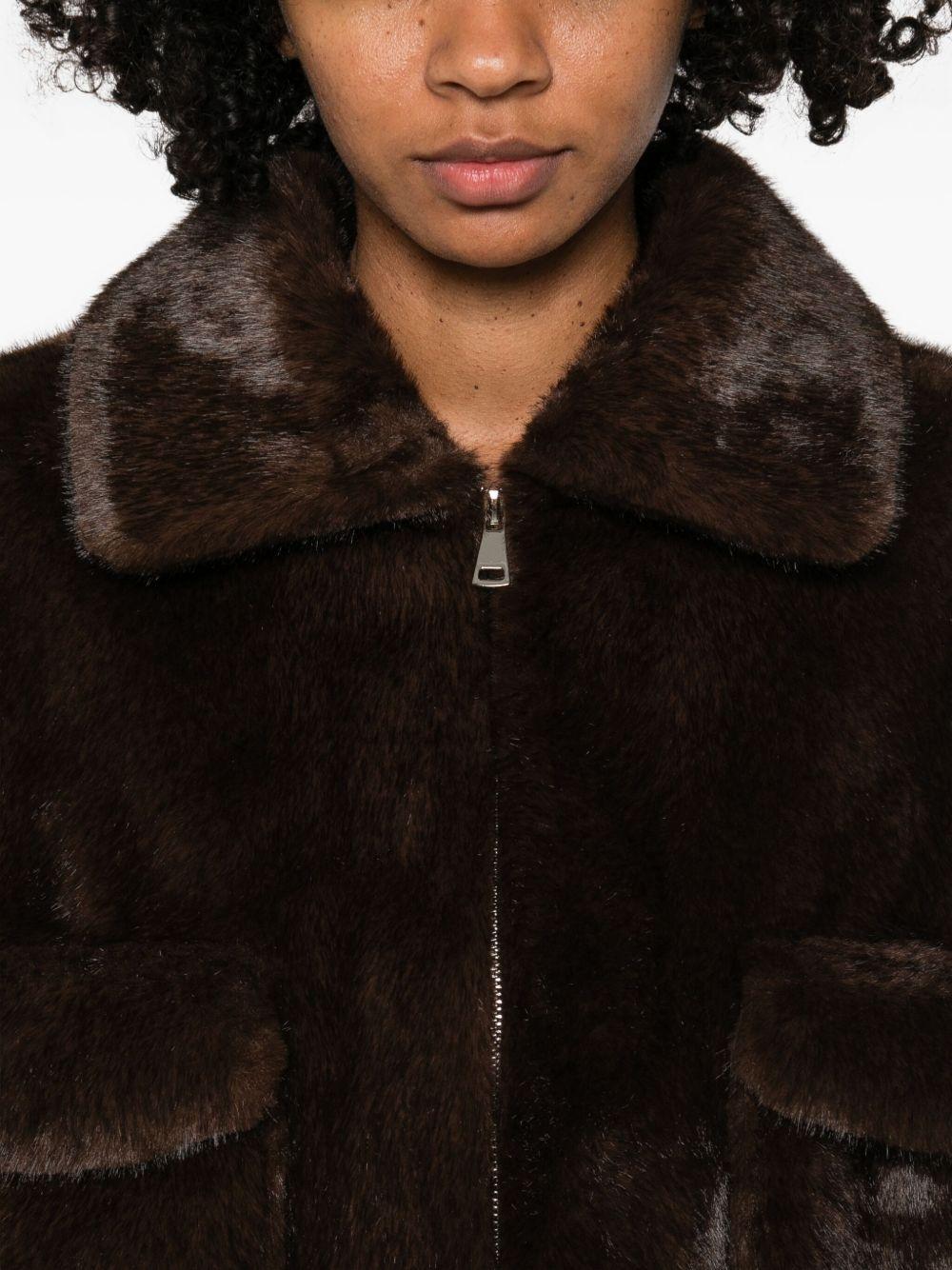 BETTA CORRADI Bomber in ecopelliccia 