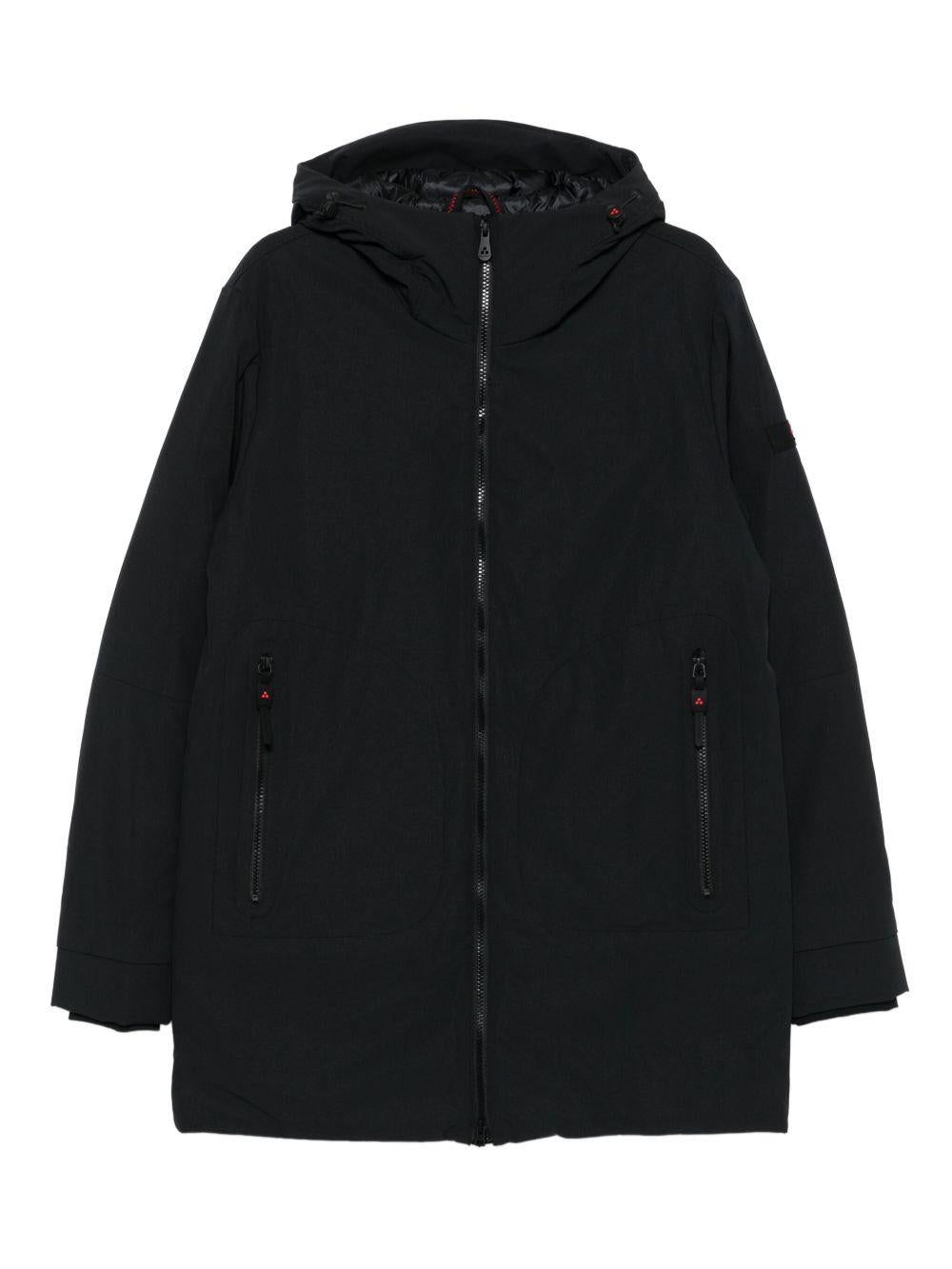 PEUTEREY Parka nero con cappuccio 