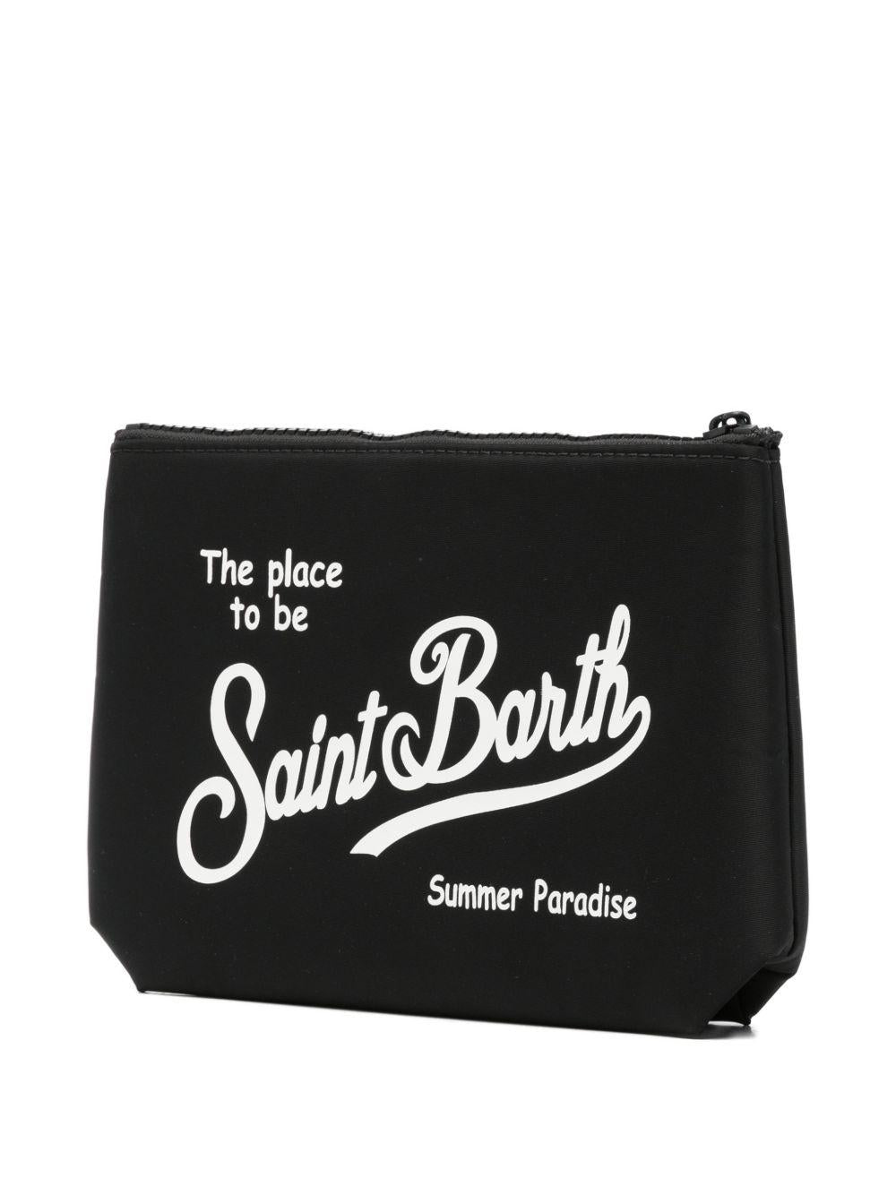 MC2 SAINT BARTH Pochette Aline in nylon nero 