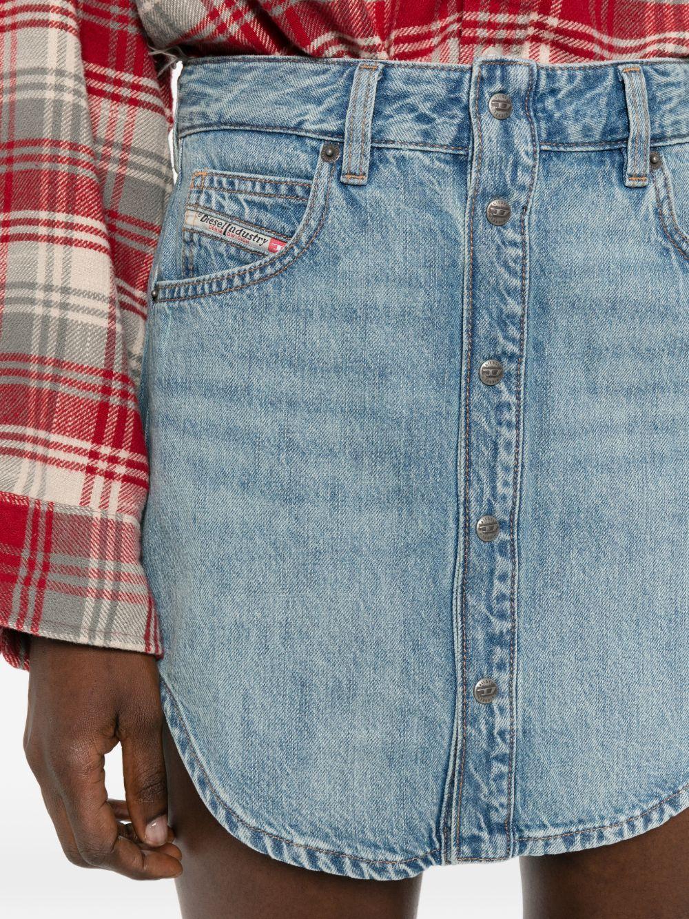 DIESEL Minigonna in jeans con tasche 