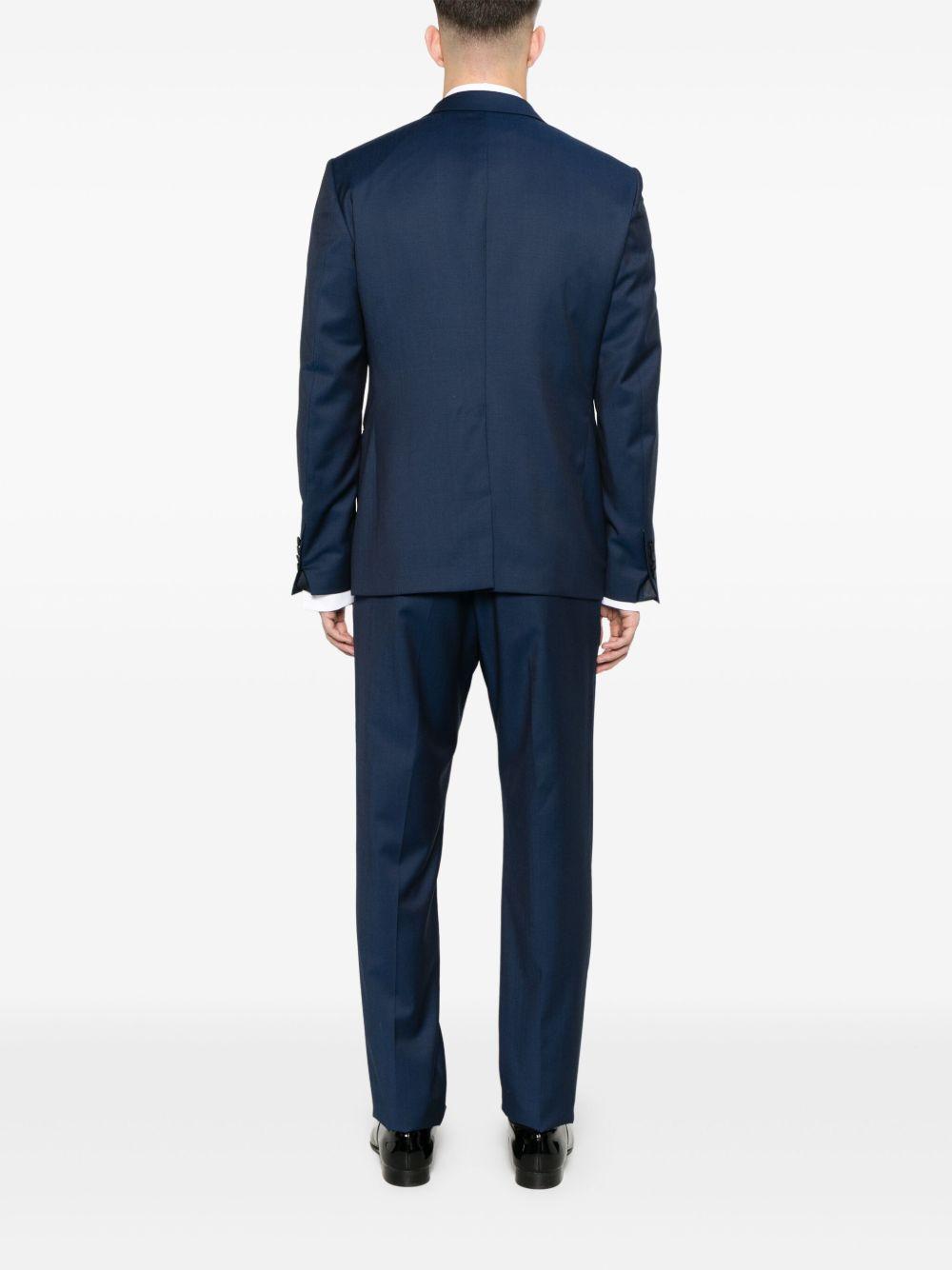 TAGLIATORE Completo blu con giacca gilet e pantalone 