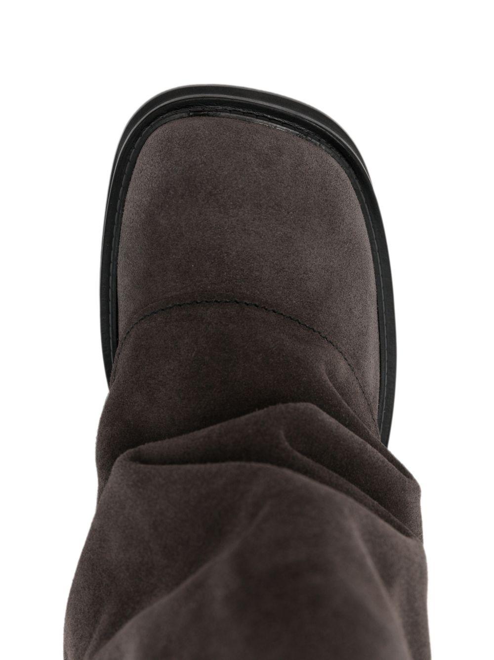 THE ATTICO Stivali Robin grigio scuro/marrone 