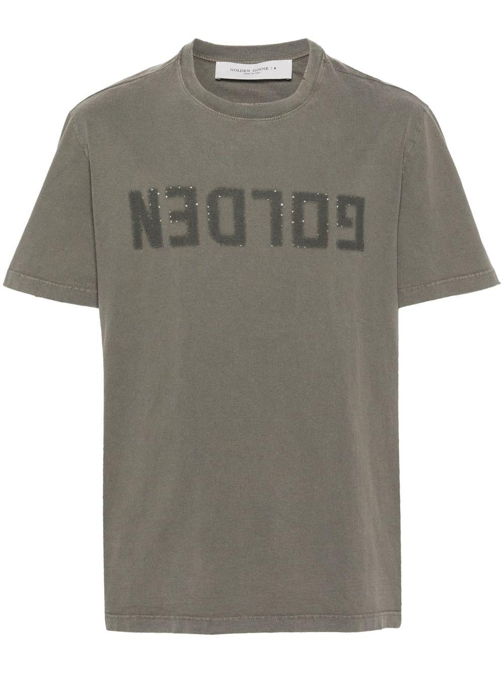 GOLDEN GOOSE T-shirt girocollo con stampa 