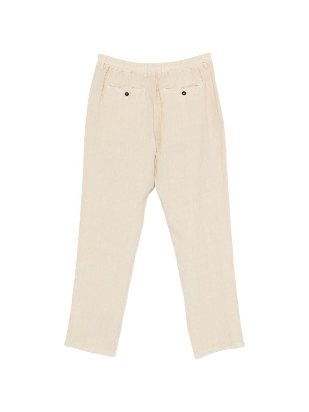MC2 SAINT BARTH Pantaloni Havier in lino beige 