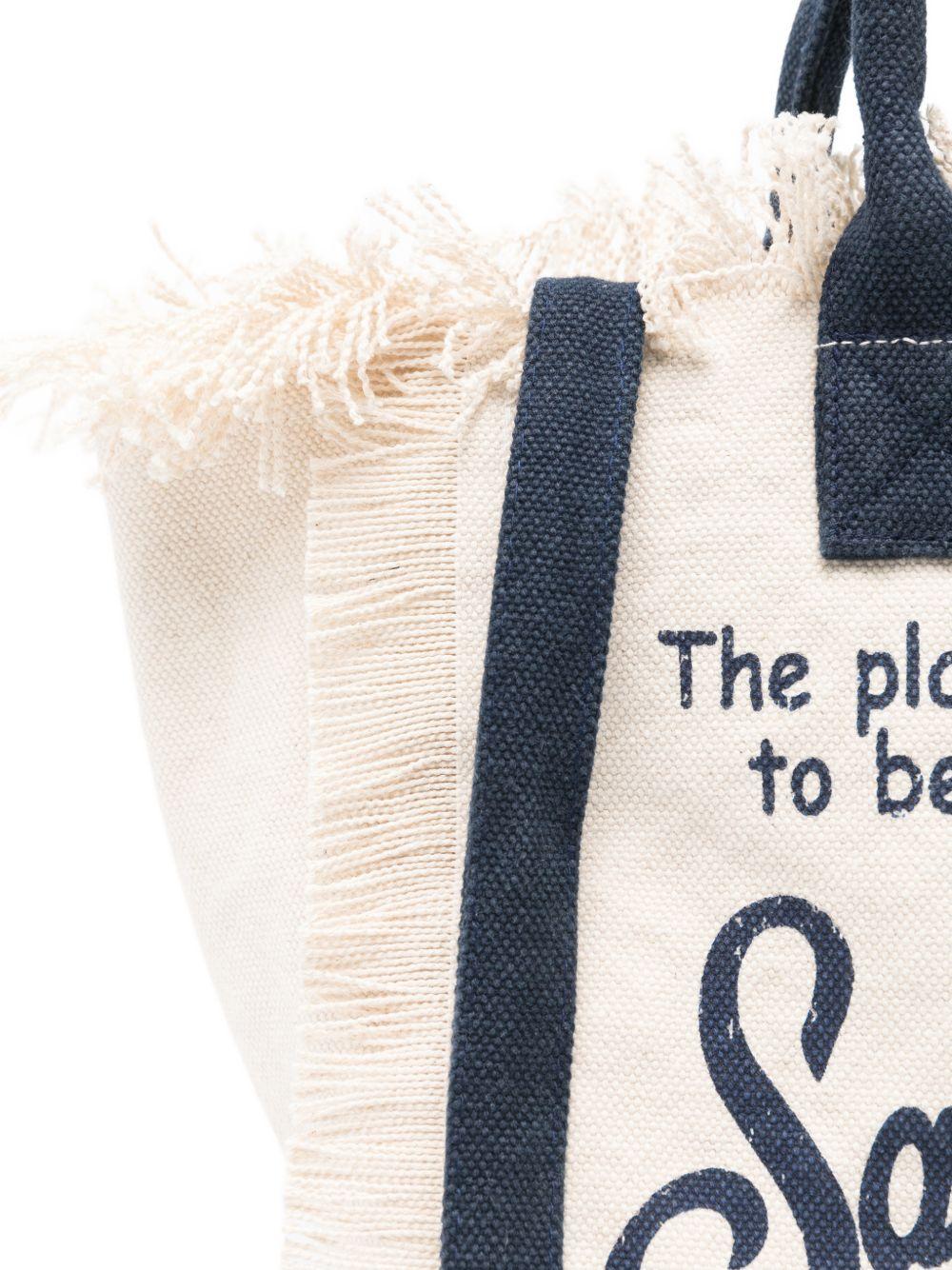 MC2 SAINT BARTH Borsa a mano Colette con logo e frange 