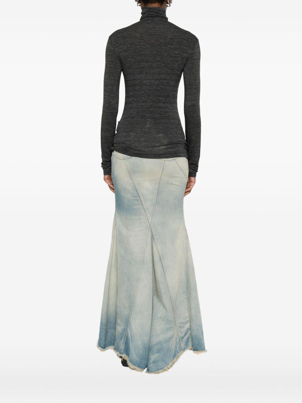 OFF WHITE Maglia a collo alto con logo 