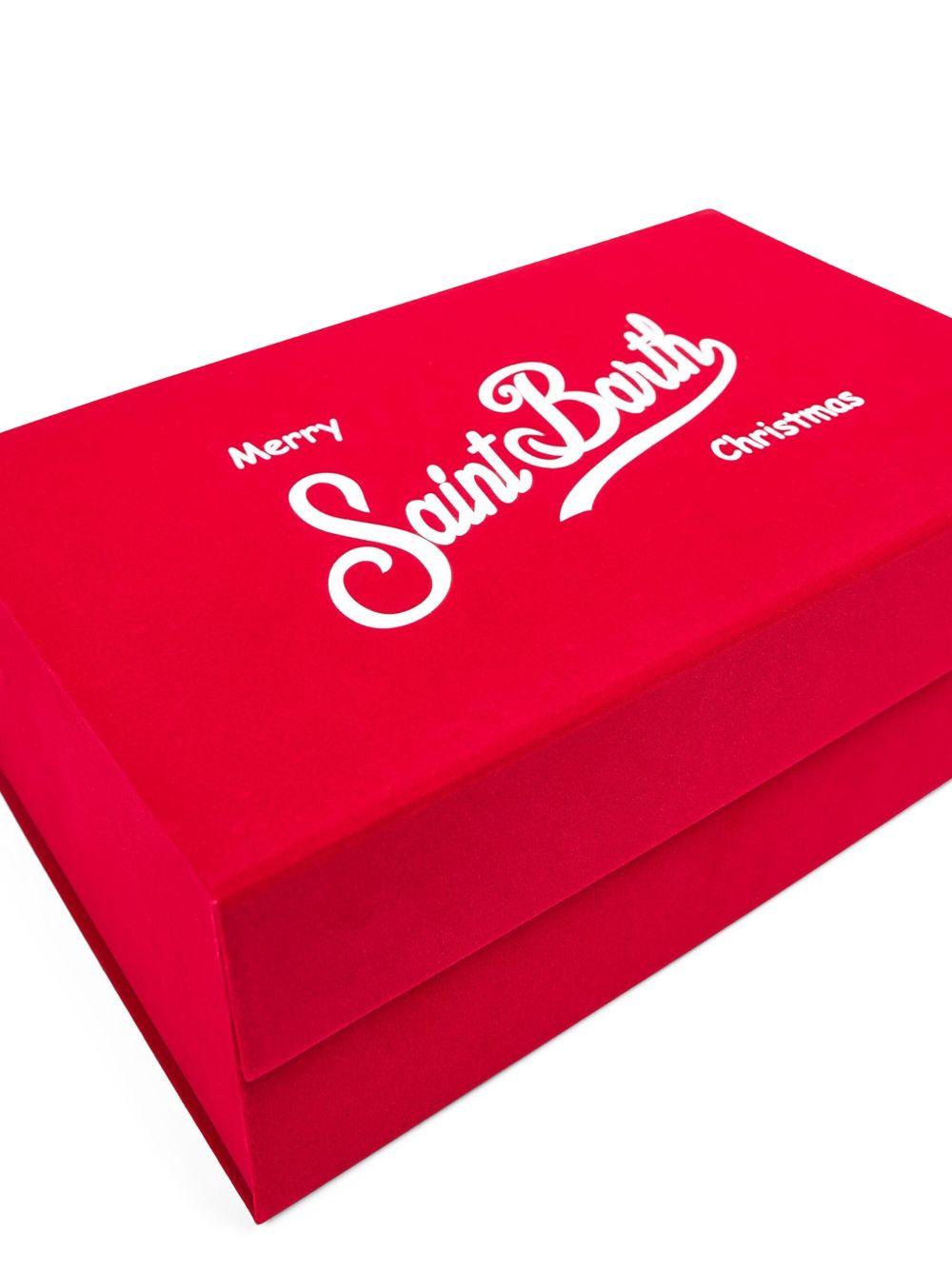 MC2 SAINT BARTH Christmas set con clutch e cappello 