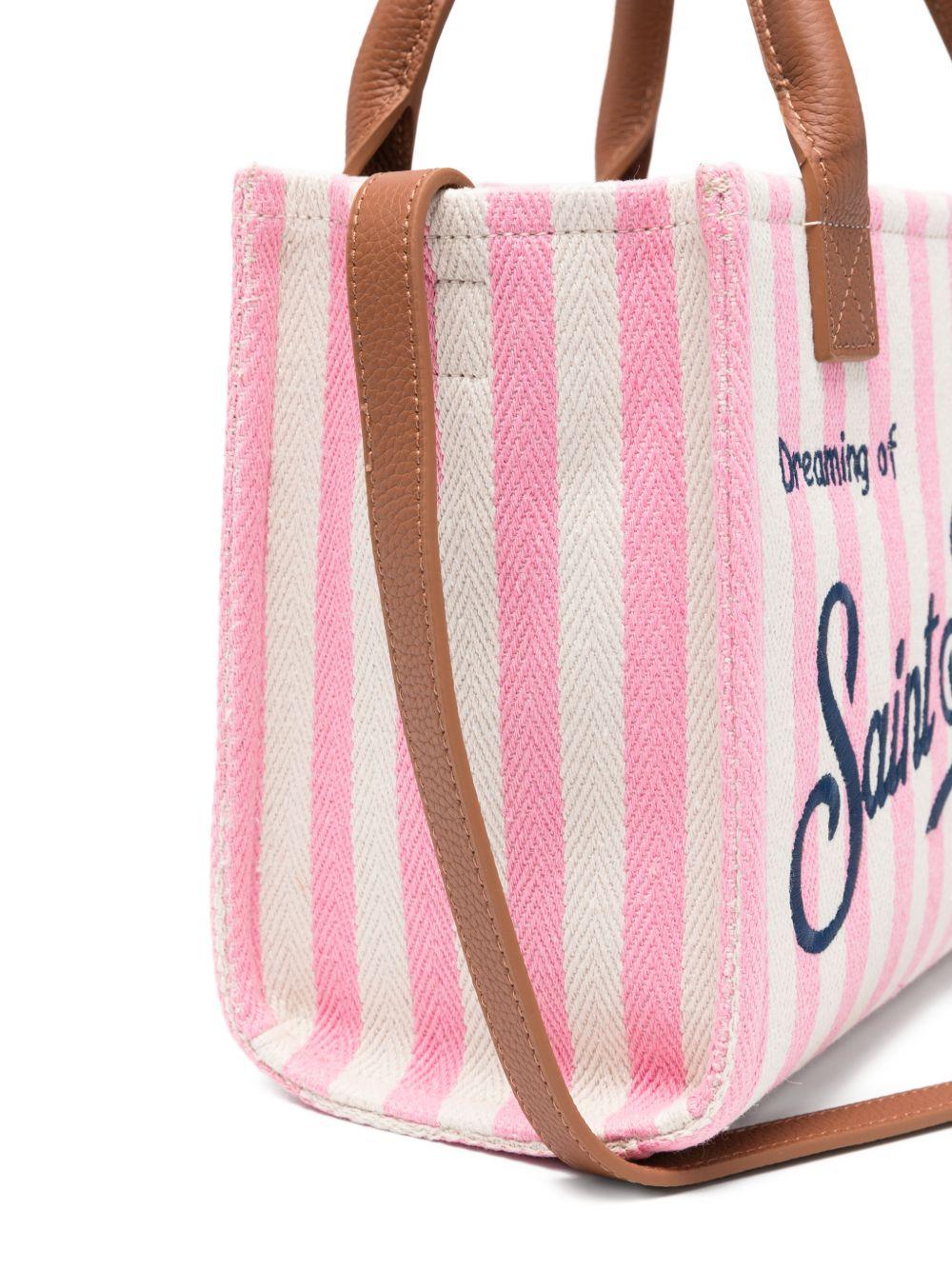 MC2 SAINT BARTH Borsa a mano Vanity Bag Midi con rifiniture in pelle 