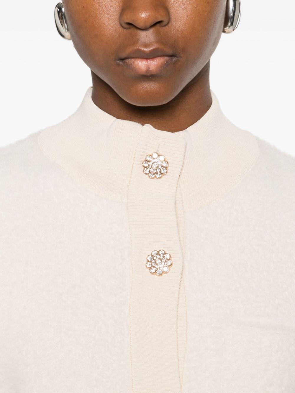 BLUGIRL Gilet ecru senza maniche 