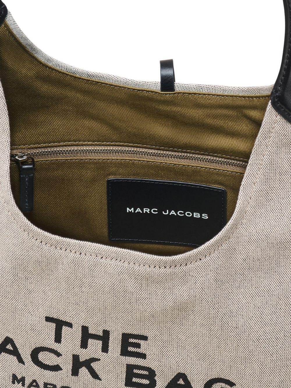 MARC JACOBS Borsa The Sack in cotone grigio 