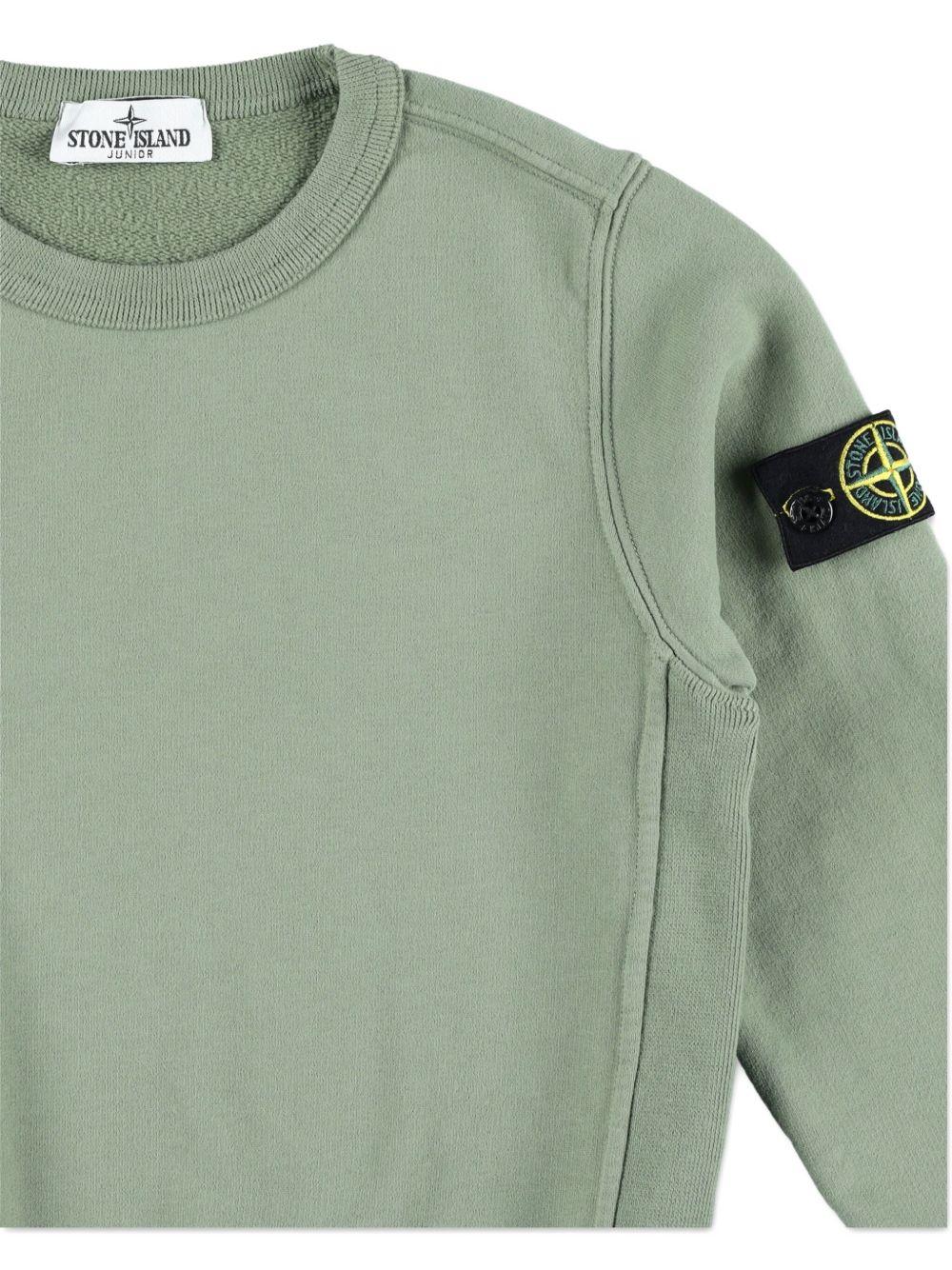 STONE ISLAND Felpa girocollo con logo 