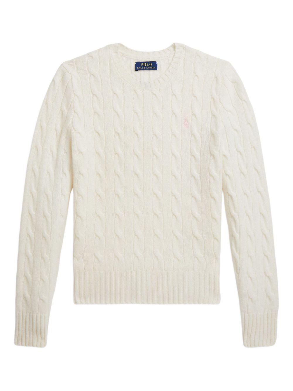 POLO RALPH LAUREN Maglia a trecce con logo 