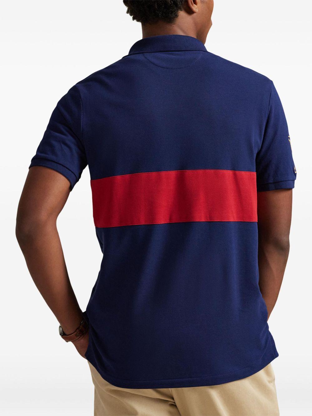 POLO RALPH LAUREN Polo blue e rossa con logo 