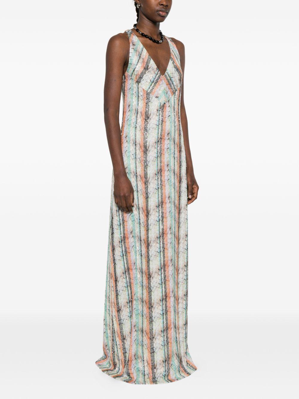 MISSONI Abito lungo in fantasia multicolore 