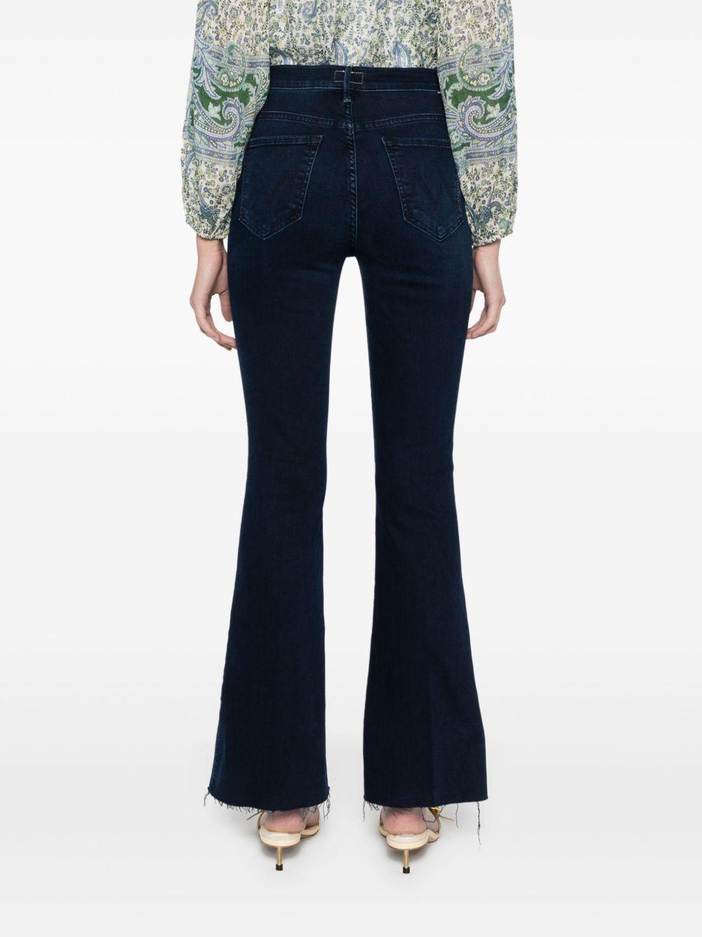 MOTHER Jeans a zampa The Weekender Fray blu 