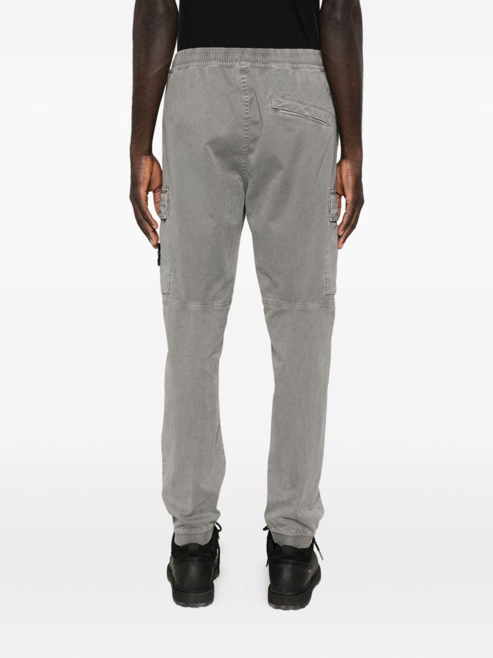 STONE ISLAND Pantalone cargo con patch logo 