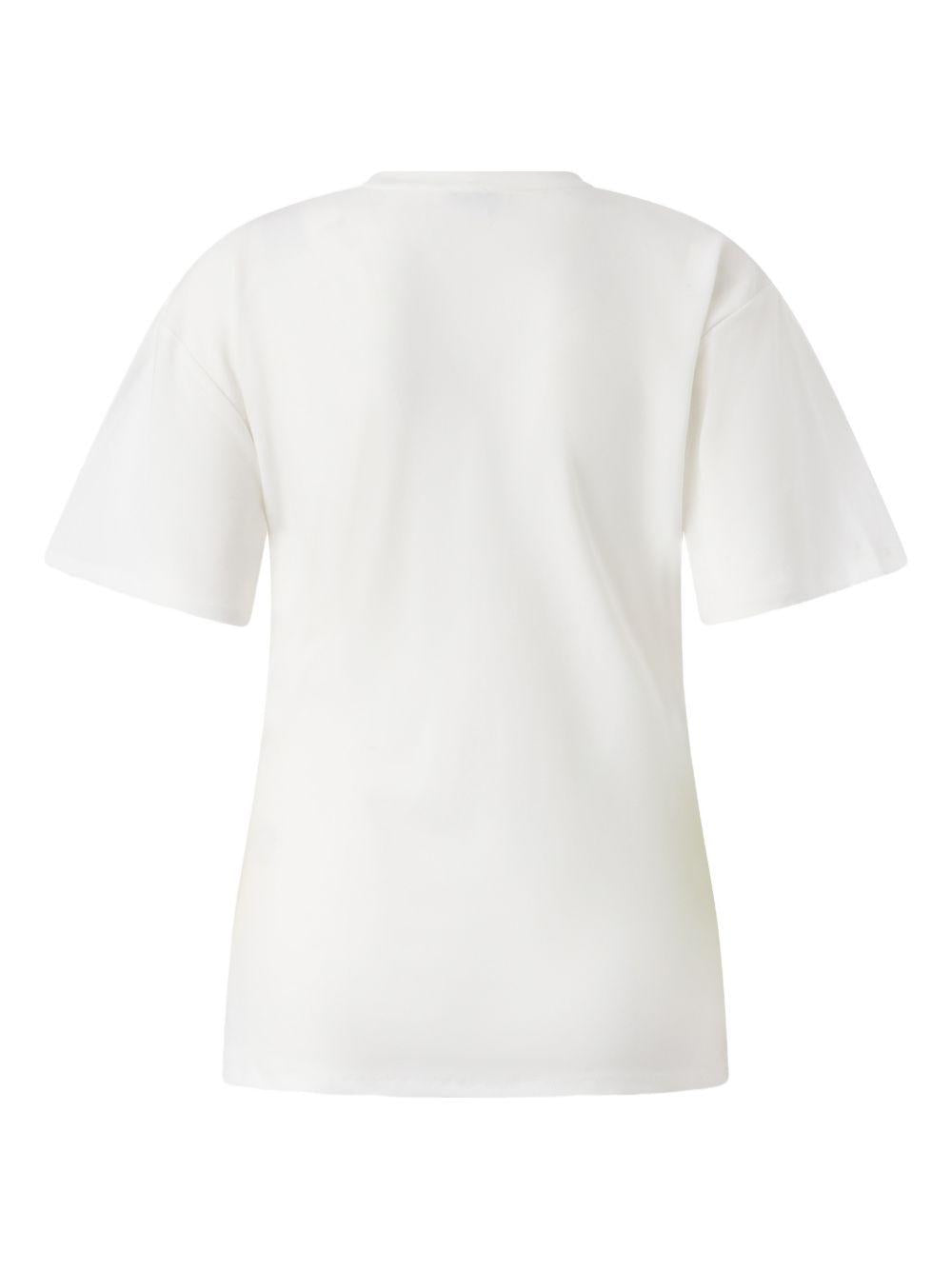PINKO T-shirt Mary in cotone bianco 