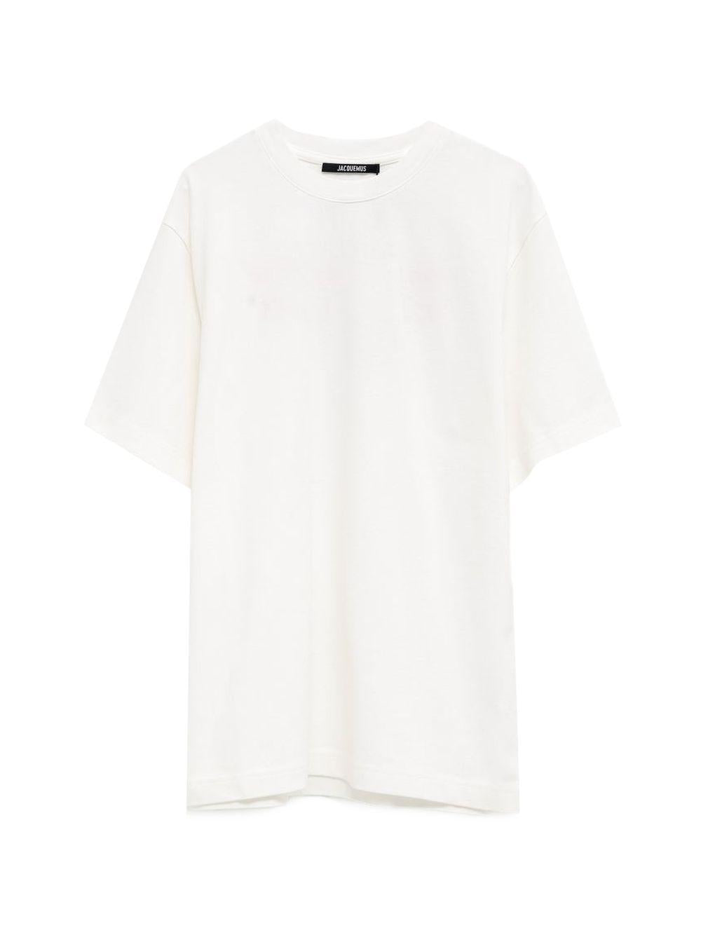 JACQUEMUS T-shirt Le Paysan bianca in cotone 
