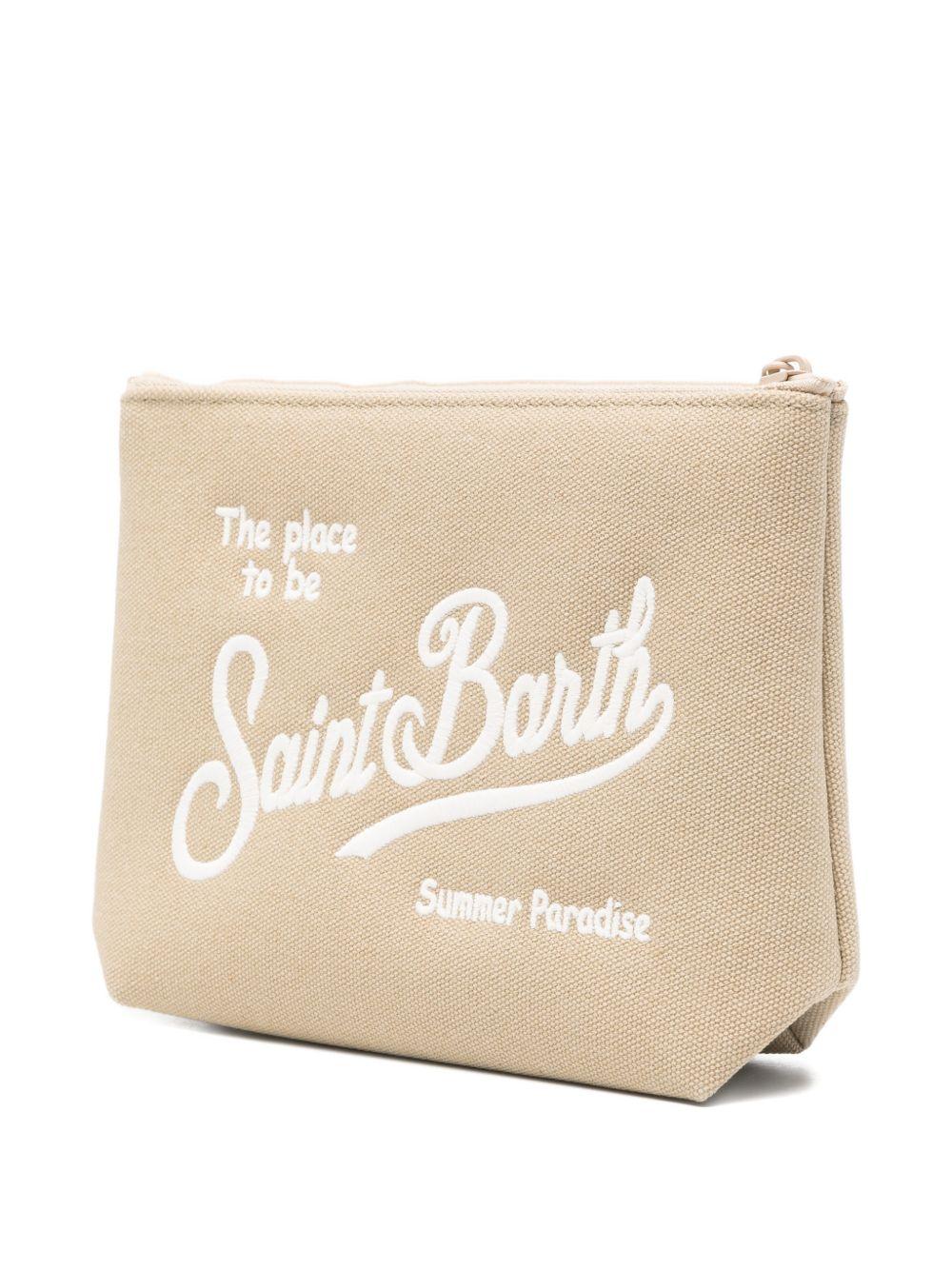 MC2 SAINT BARTH Pochette Aline Canvas beige 