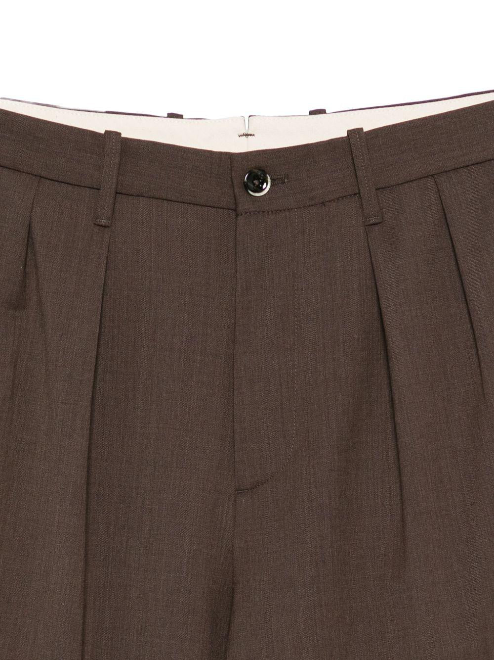 NINE IN THE MORNING Pantaloni Kai marroni 