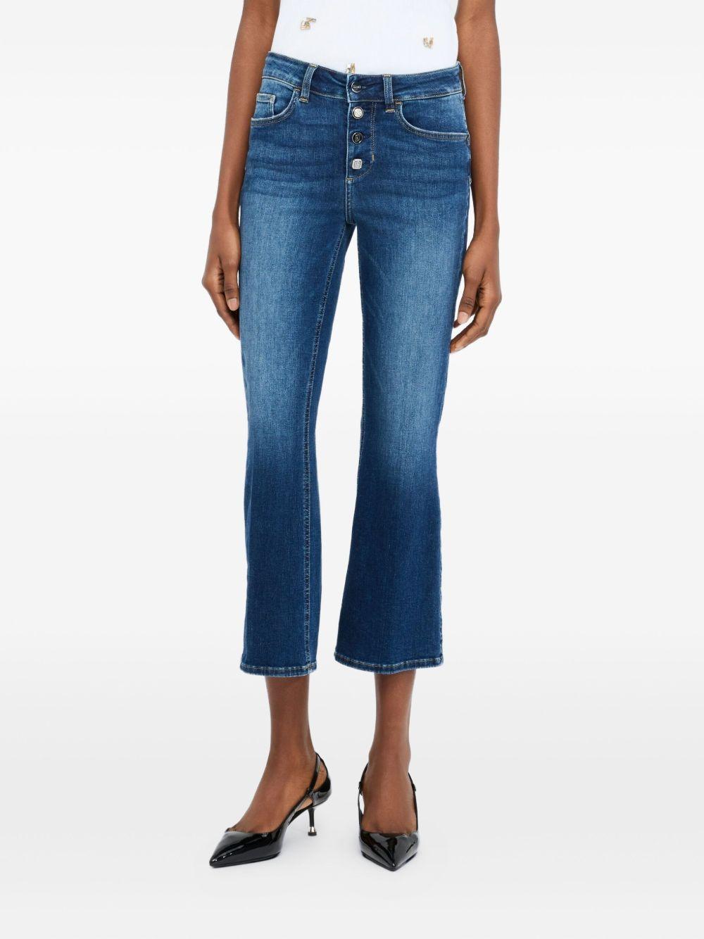 LIUJO Jeans blu flare 