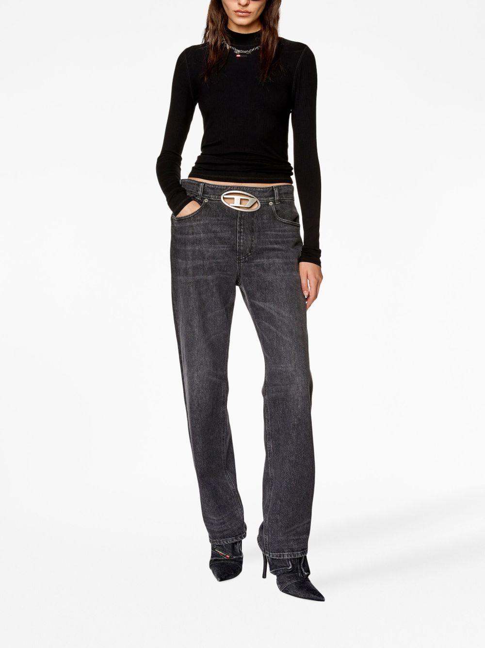 DIESEL T-shirt 'T-Mokky' nera 