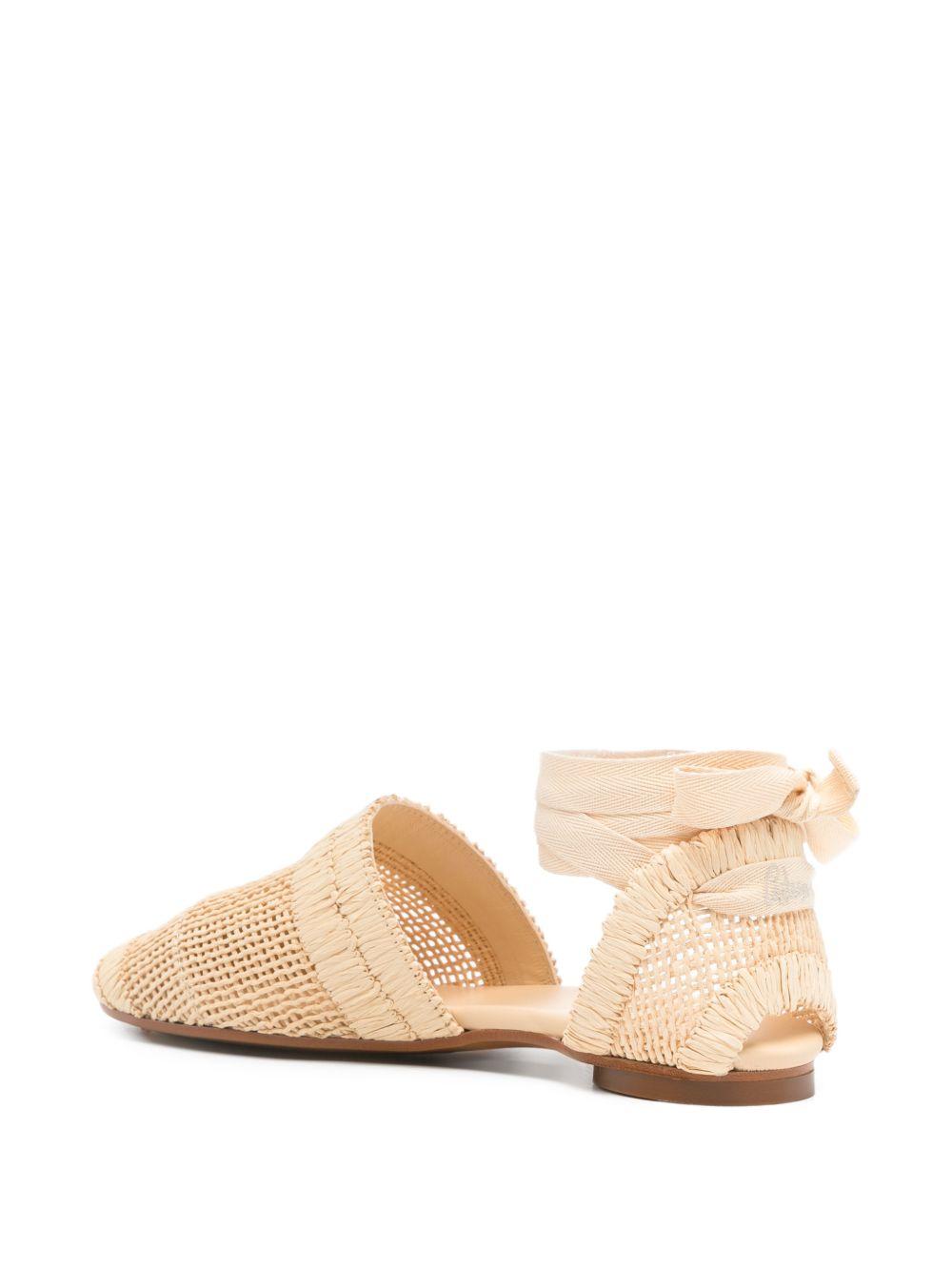 CASTANER Sandali bassi avorio'Goldie' 