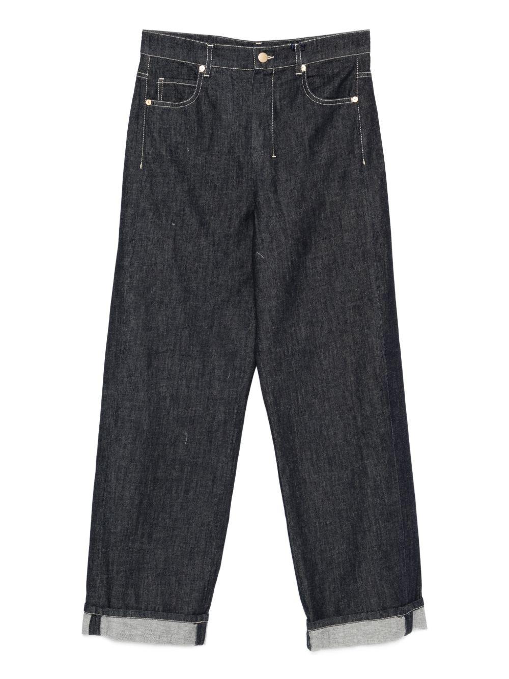 S MAX MARA Jeans 'SMM Chiara' con risvolto 