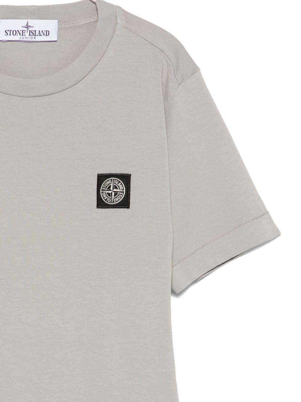 STONE ISLAND T-shirt a maniche corte con logo<BR/> 