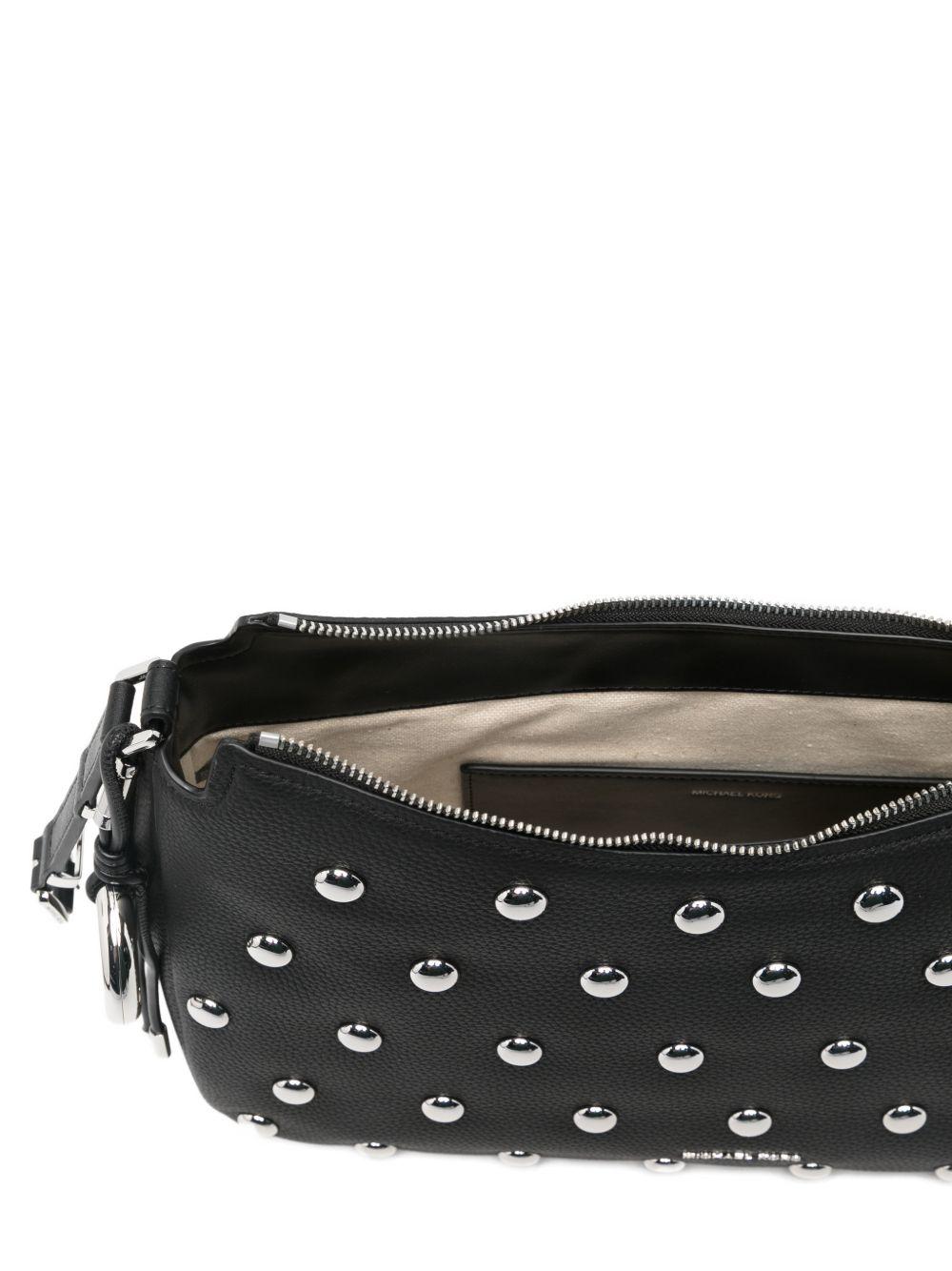 MICHAEL KORS Borsa a spalla nera con borchie 