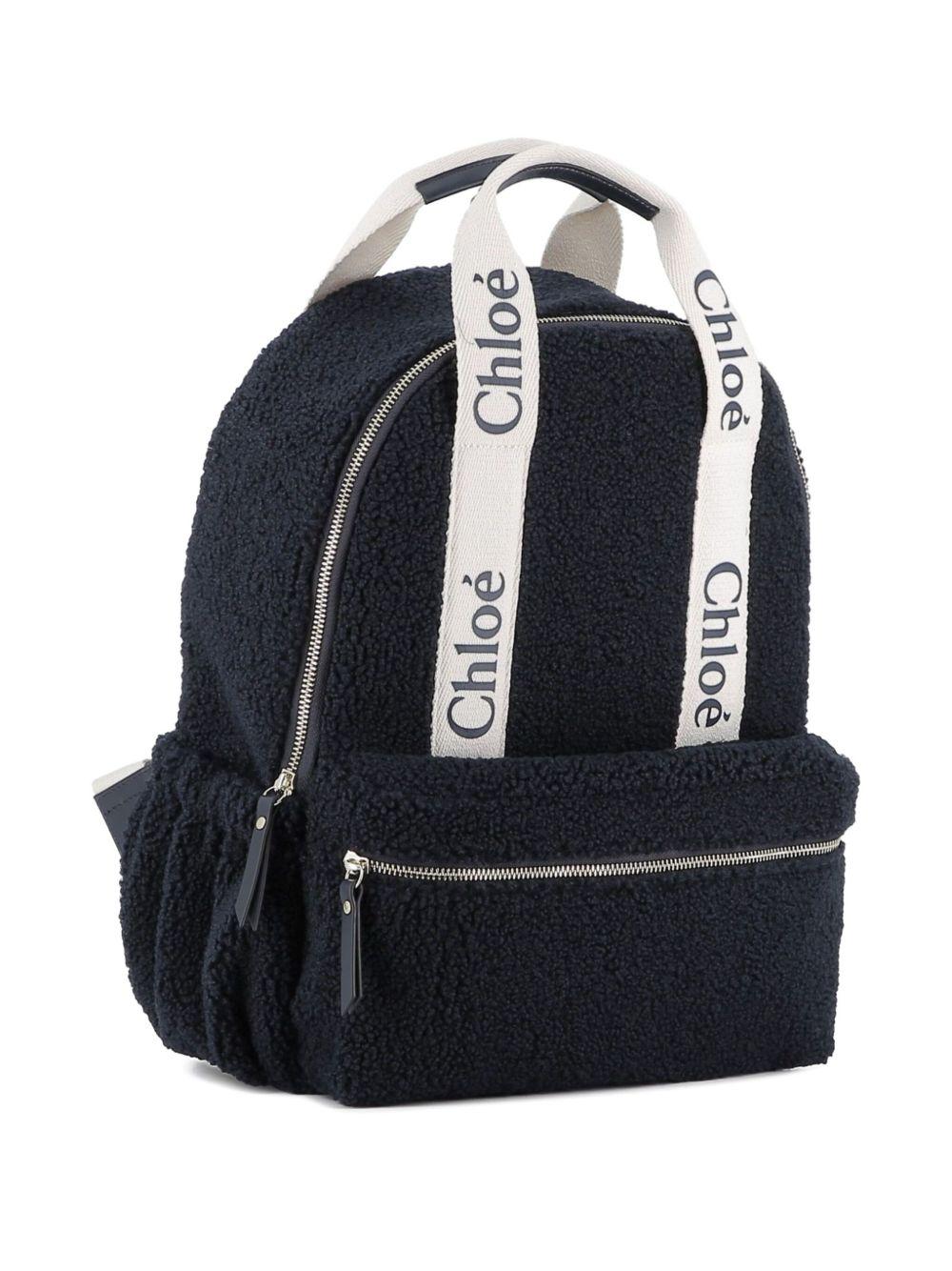 CHLOE Zaino in tedy con logo 