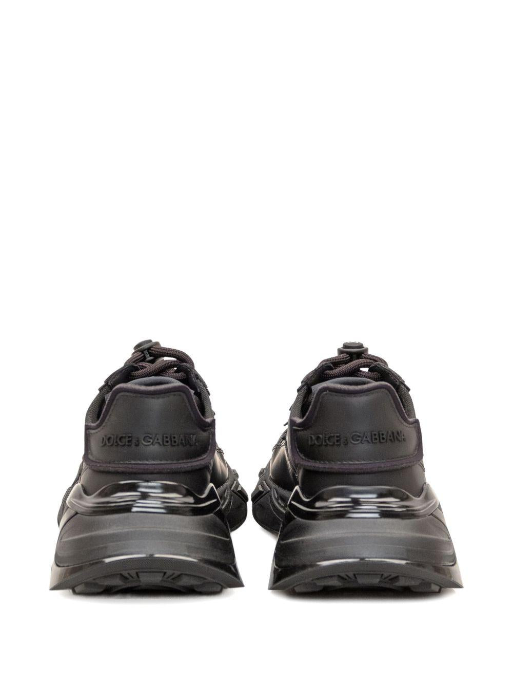 DOLCE e GABBANA Sneakers basse nere con logo 