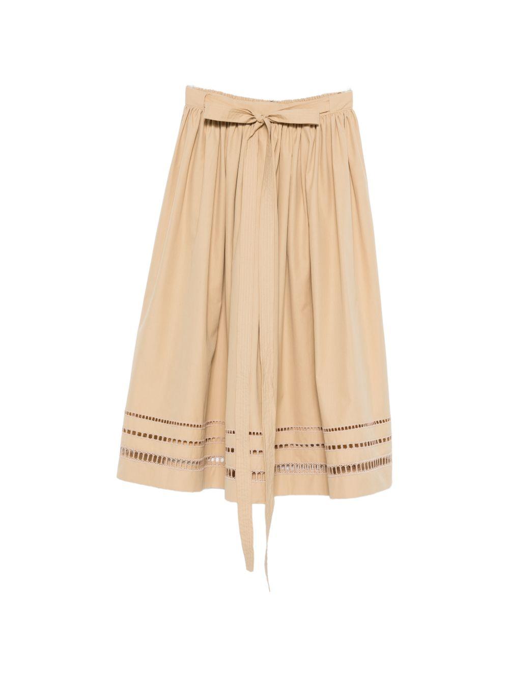 ERMANNO SCERVINO Gonna midi cammello 
