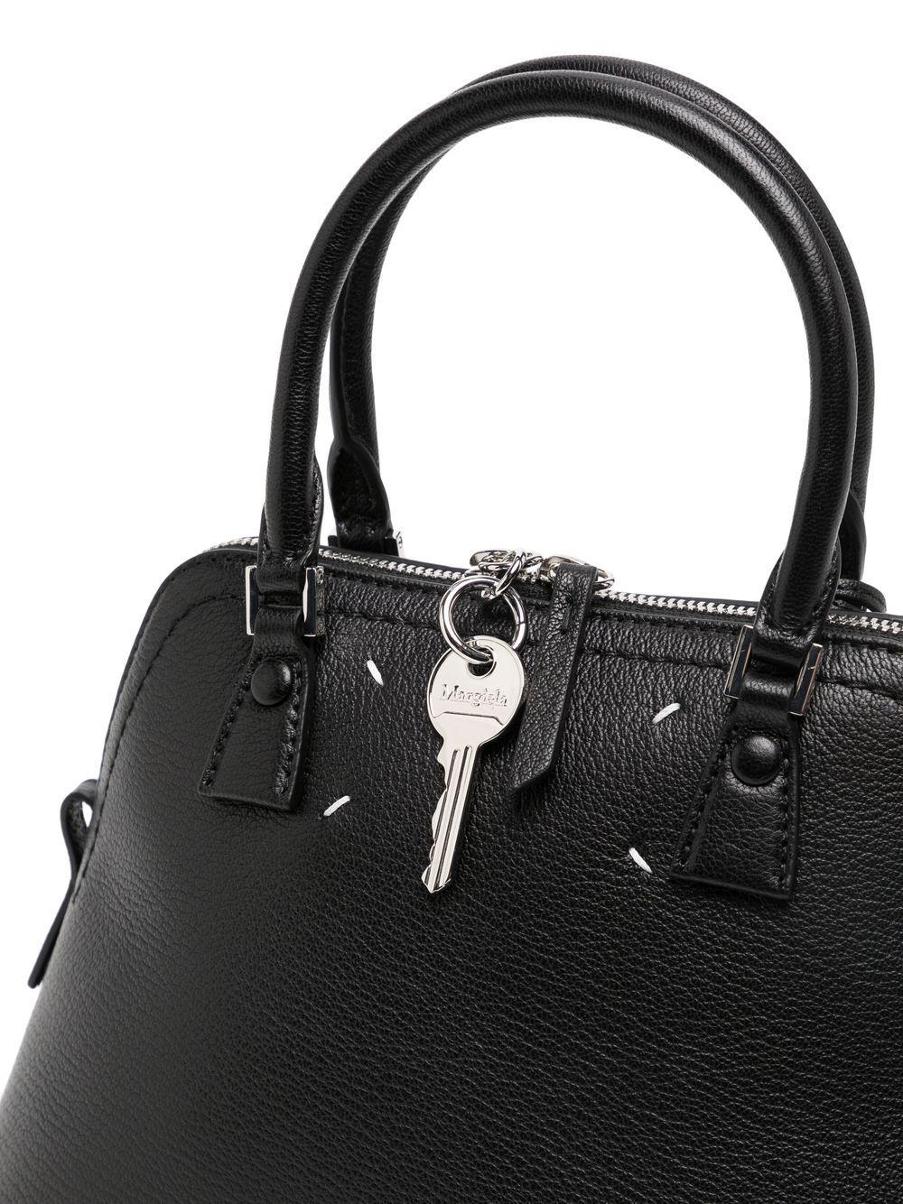 MAISON MARGIELA Borsa tote '5AC' in pelle martellata 