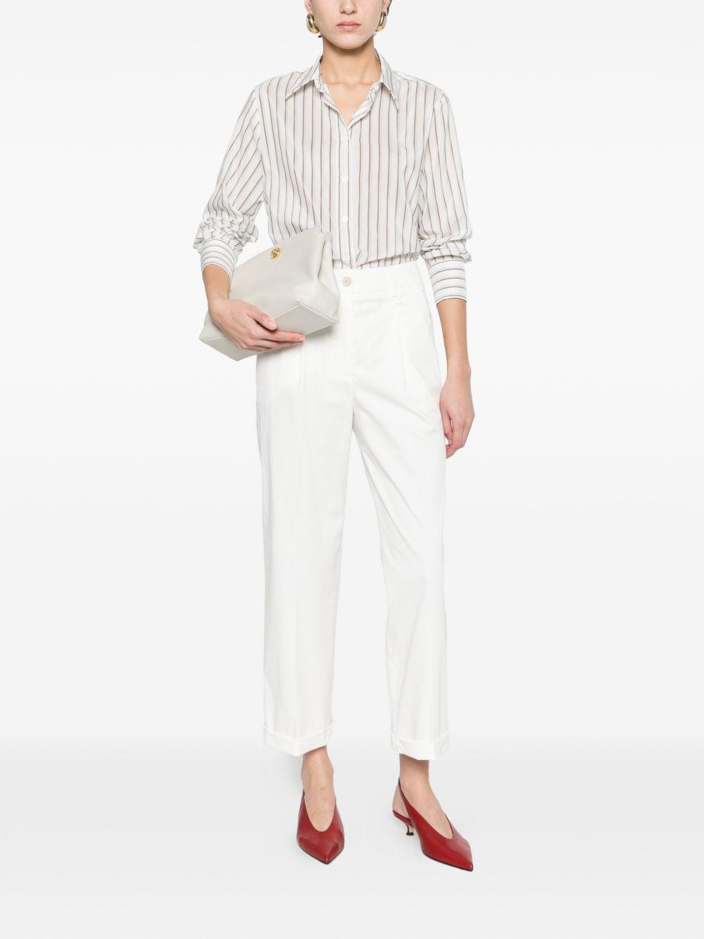 PESERICO Pantaloni bianchi casual 