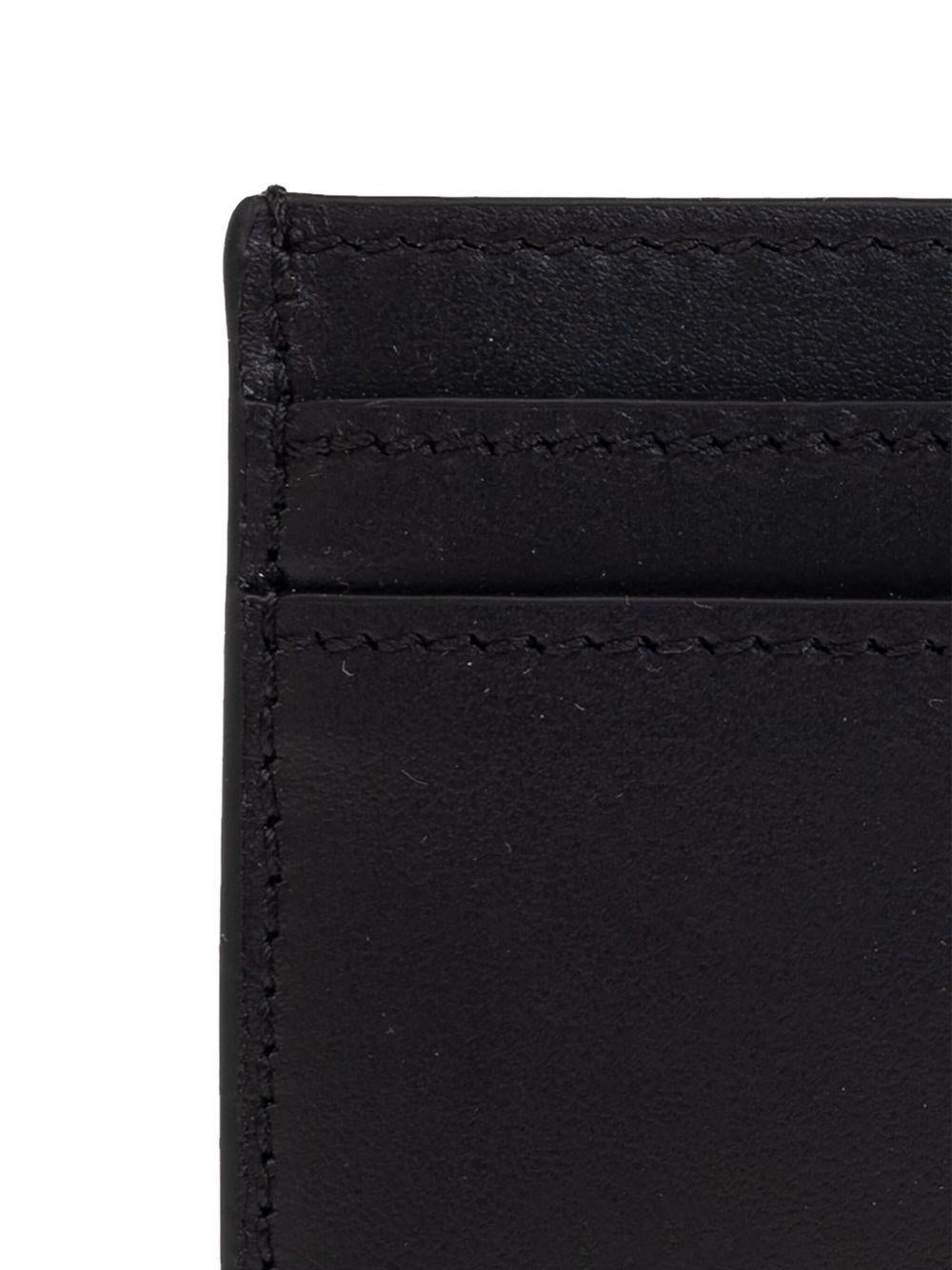 ALEXANDER McQUEEN Portacarte in pelle con stampa 