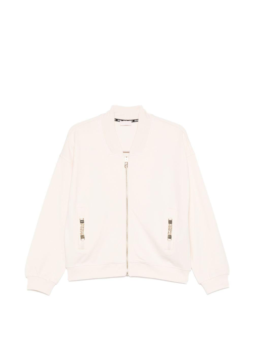 LIUJO Felpa con zip e tasche 